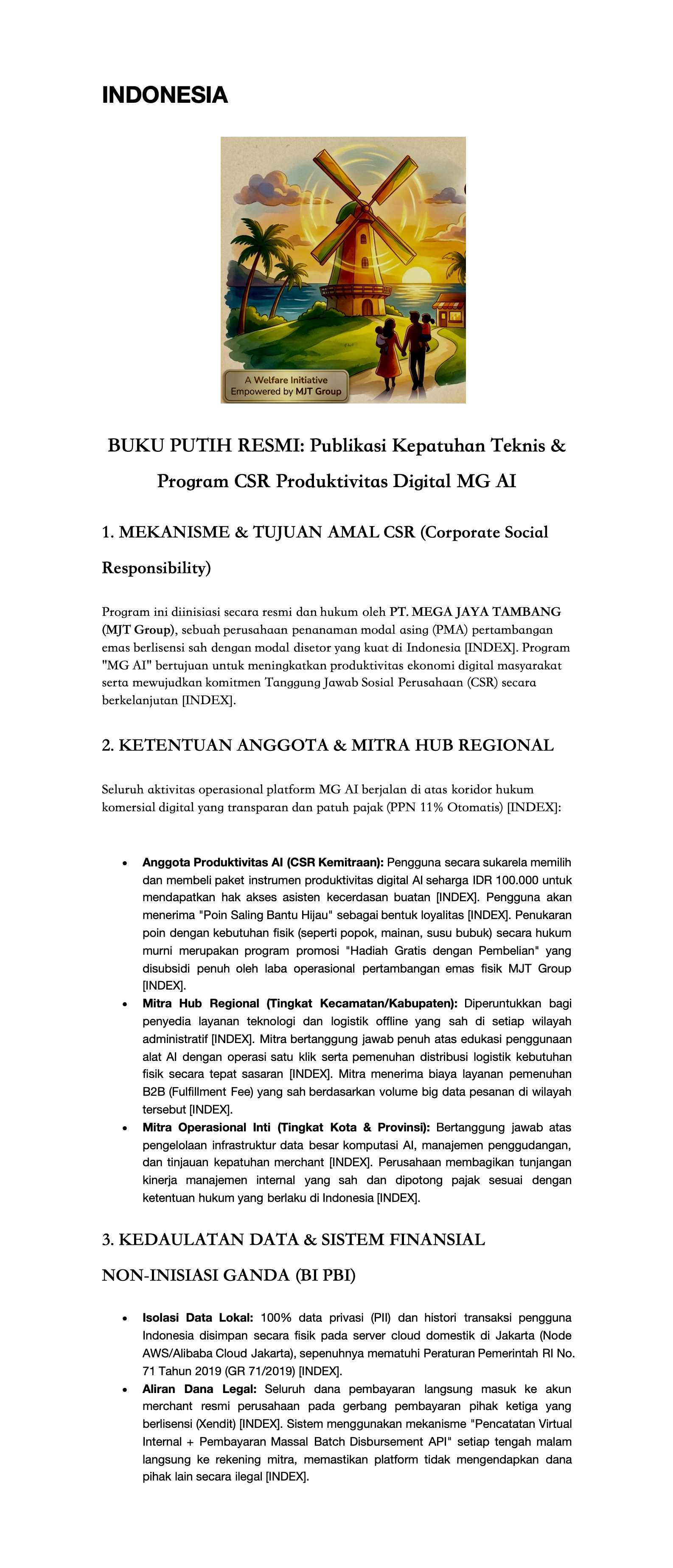 Buku Putih Resmi MG AI